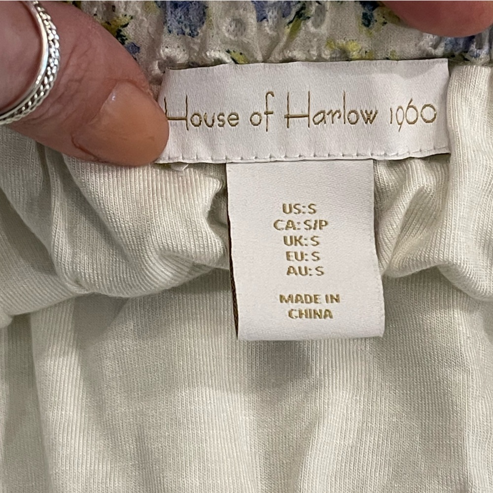 House of Harlow Tiered Floral Mini Skirt Cottagecore | NWT | Size Small - Picture 16 of 16
